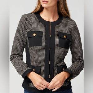 NWT WHBM® Jacquard Knit Stylist Jacket